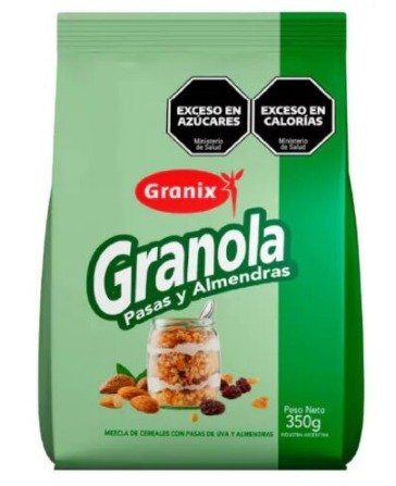 GRANOLA Crocante Pasas y Almendra 8x350 Granix